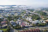 Aerial View Of Bandar Seri Begawan, The Capital Of Brunei; Bandar Seri Begawan, Brunei