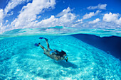 Snorkelling Off A Remote Island; Marshall Islands