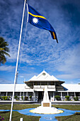 Nauru's Regierungsbüros; Nauru Insel