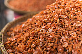 Dried Shrimp In The Famous Crab Market Of Kep; Kep, Cambodia
