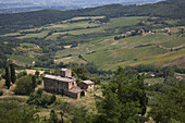 Tuscan Countryside; Montepulciano, Val D'orcia, Tuscany, Italy