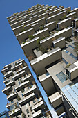 Zwillingsturm-Wohngebäude; Mailand, Lombardei, Italien