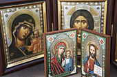 Icons For Sale At The Pecherska Lavra; Kiev, Ukraine