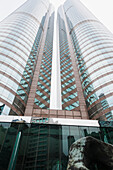 Skyscraper Of Financial Center In Central District; Hong Kong Island, China