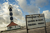 Albardao-Leuchtturm am Casino-Strand, dem längsten Strand der Welt; Rio Grande Do Sul, Brasilien