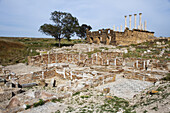 Kapitolinischer Tempel; Thuburbo Majus, Tunesien.