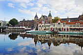 Beautiful Train Station, Central Station, At The Heart Of The City; Amsterdam, Holland