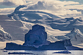 Icebergs In Gerlache Strait In Front Of Neko Harbor, Antarctic Peninsula; Antarctica
