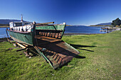 Landungsboot, Estancia Harberton; Tierra Del Fuego, Argentinien