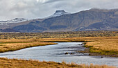 Zerklüftete Landschaft auf der Halbinsel Snaefellsnes an der Westküste von Island; Island