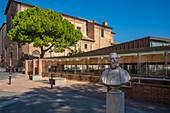 Blick auf die archäologische Stätte Domus del Chirurgo, Rimini, Emilia-Romagna, Italien, Europa