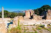 Der Palast, Hadrians Villa, UNESCO-Welterbe, Tivoli, Provinz Rom, Latium (Lazio), Italien, Europa