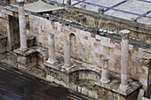 Closeup of the Roman Theater in Amman, Jordan, Middle East