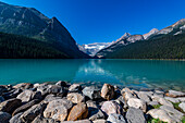 Lake Louise, Banff-Nationalpark, UNESCO-Welterbe, Alberta, Rocky Mountains, Kanada, Nordamerika