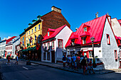 Old town, UNESCO World Heritage Site, Quebec City, Quebec, Canada, North America