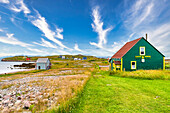 Alte Fischerhäuser, Ile aux Marins, Fischerinsel, Gebietskörperschaft Saint-Pierre und Miquelon, Überseeische Gebietskörperschaft Frankreichs, Nordamerika