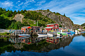 Quidi Vidi Bootshafen, St. John's, Neufundland, Kanada, Nordamerika