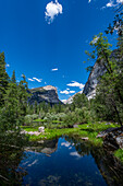 Mirror Lake in the Tenaya Canyon, Yosemite National Park, UNESCO World Heritage Site, California, United States of America, North America