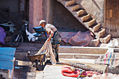 Marrakech Tanneries, Marrakesh, Morocco, North Africa, Africa