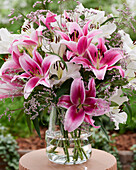 Mixed lily bouquet