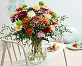 Mixed chrysanthemum bouquet