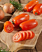 Plum tomato, Solanum lycopersicum San Marzano