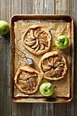 Apple Galettes with Green Apples