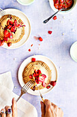 Strawberry Hand Pies with a Hazelnut Crust