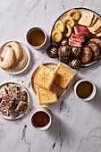 Plate of various Christmas Cookies