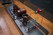 Model of four resonant circuit system at Nikola Tesla exhibition