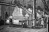 Jacquard loom, illustration