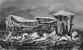 Iceberg, 19th century illustration