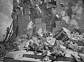 Siege of Rome, 19th century illustration