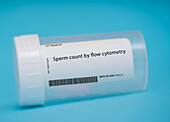 Sperm count by flow cytometry