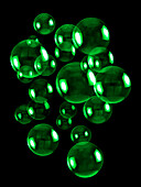 Green bubbles