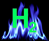 Hydrogen fuel, conceptual illustration