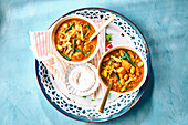 Curry-Kokos-Gemüseeintopf