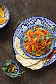 Moroccan carrot salad with oranges, sultanas and coriander