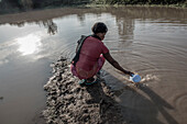 Women collecting water, Kenya