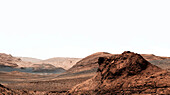 Gediz Vallis, valley on Mars, Curiosity rover image