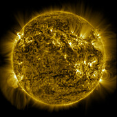 Solar flare, SDO ultraviolet image
