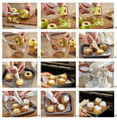 Baked apples with quark