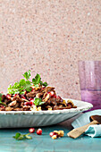Fesenjan - braised chicken with pomegranate and walnuts