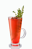 Watermelon punch with thyme and aniseed