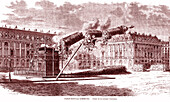 Fall of the Vendome Column, Paris, 1871, illustration