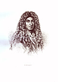 Jean-Baptiste Lully, Italian-French composer, illustration