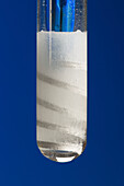 Magnesium ribbon in dilute hydrochloric acid