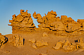 Rock formations in Fantasy Canyon, Utah, USA