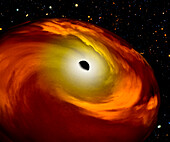 Black hole, illustration