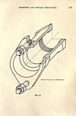 Oblique projection of stuffing box, illustration